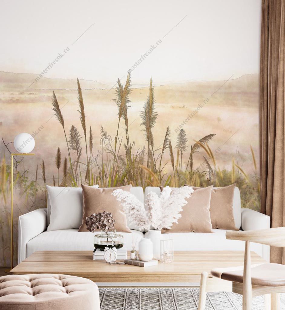 Фотообои Степь утром  10-973