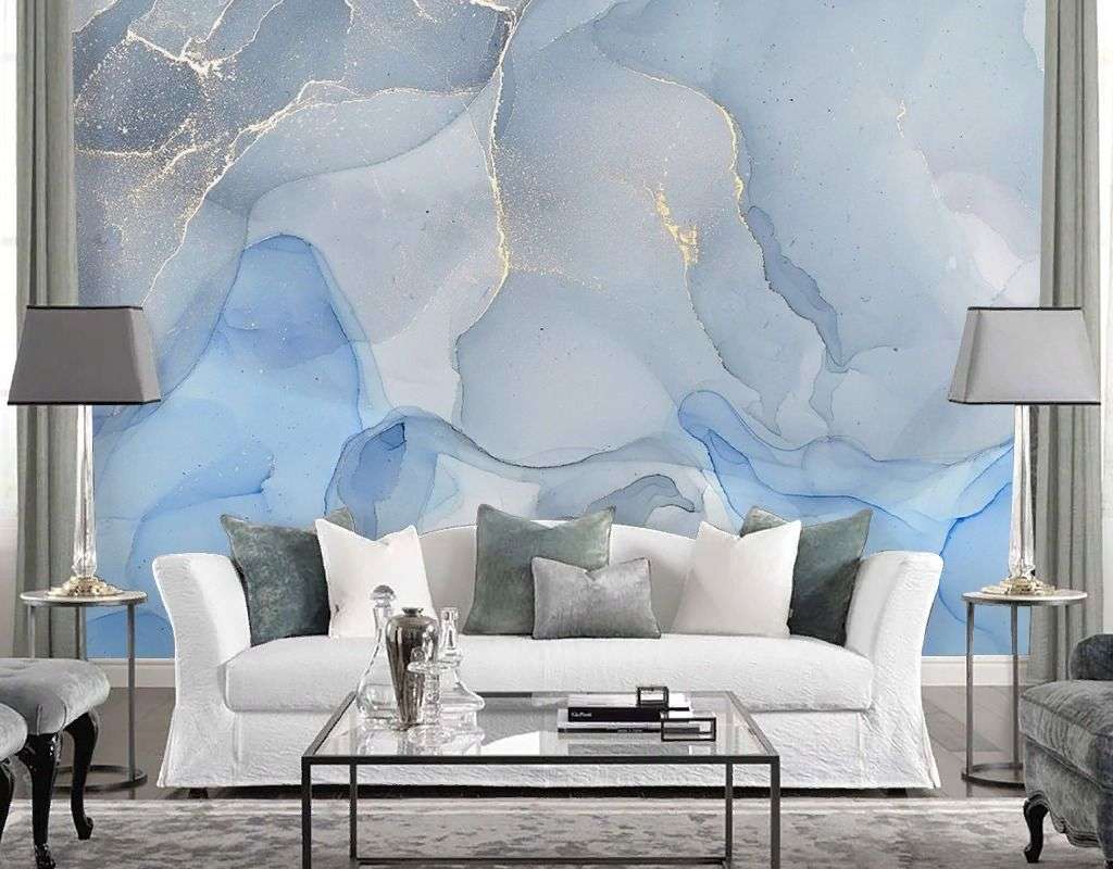 Фотообои в интерьере fluid art 13  9-1951 фото