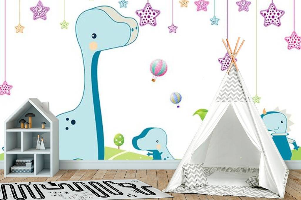 Фотообои Семейство динозавров  15-639