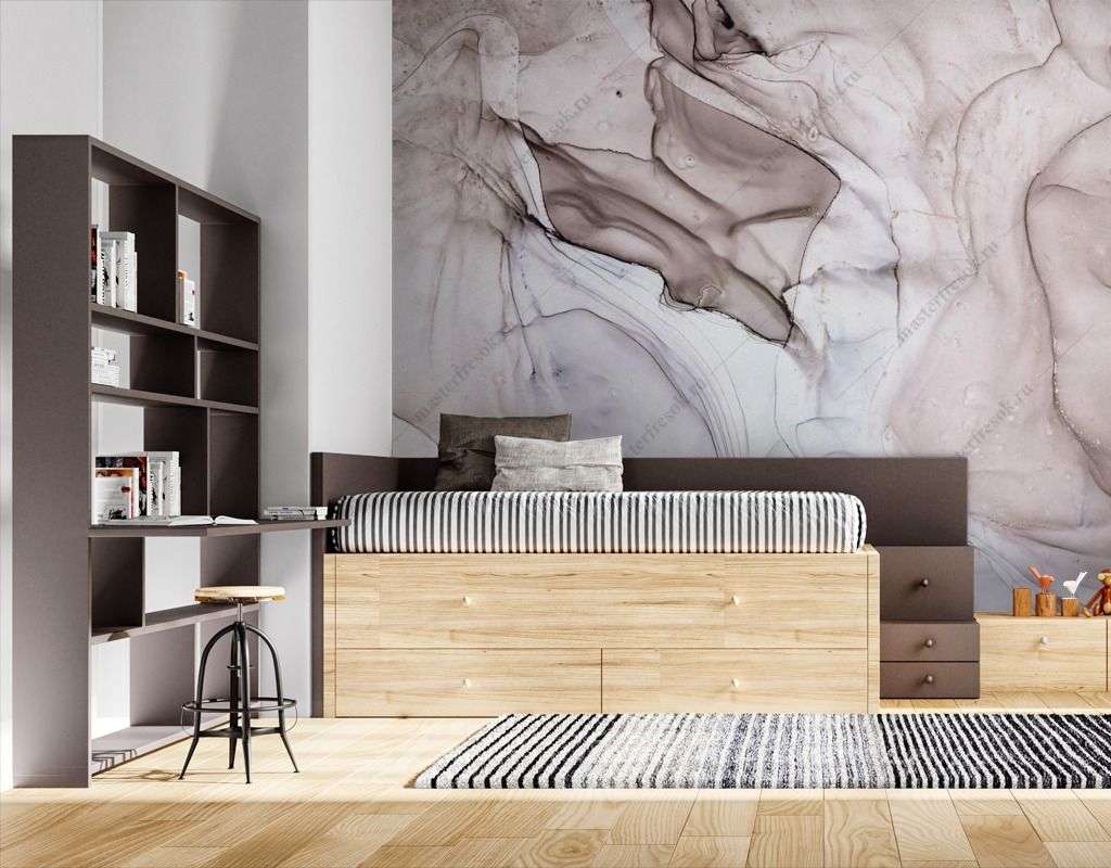 Фотообои в интерьере срез мрамора  9-1552 фото