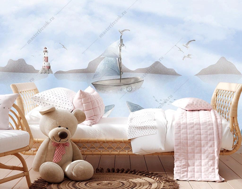 Фотообои Два кита в море  12-1565