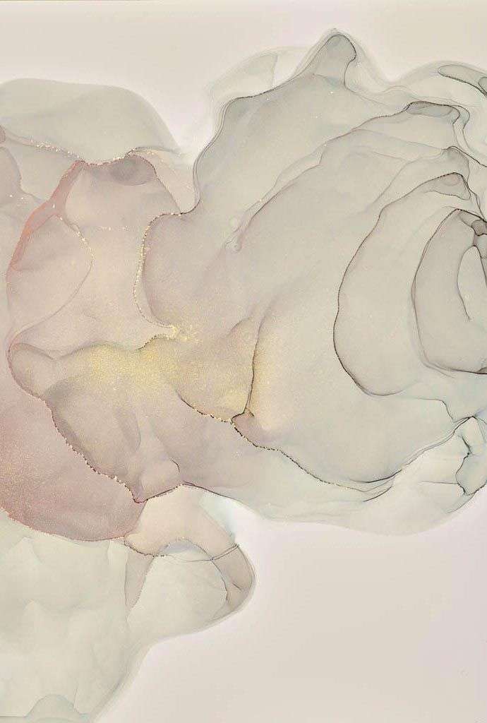 Фотообои в интерьере акварельный мрамор  9-1565 фото