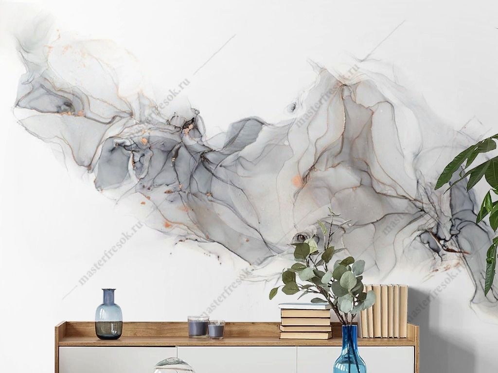 Фотообои мрамор с золотом  9-1844