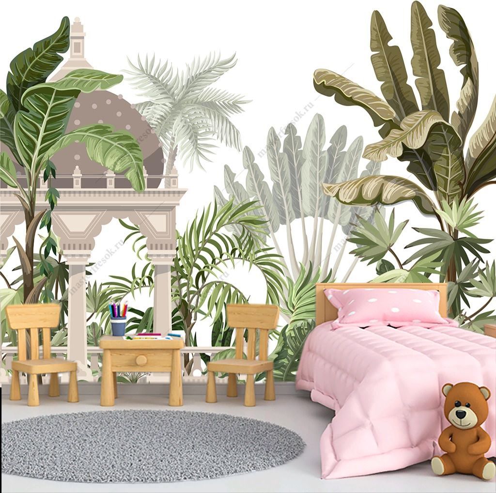 Фотообои Беседка в тропиках  12-1397