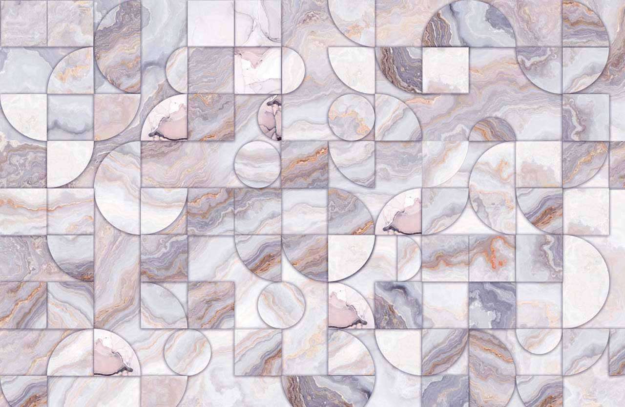 Фотообои в интерьере абстракция в мраморе  13-078 фото