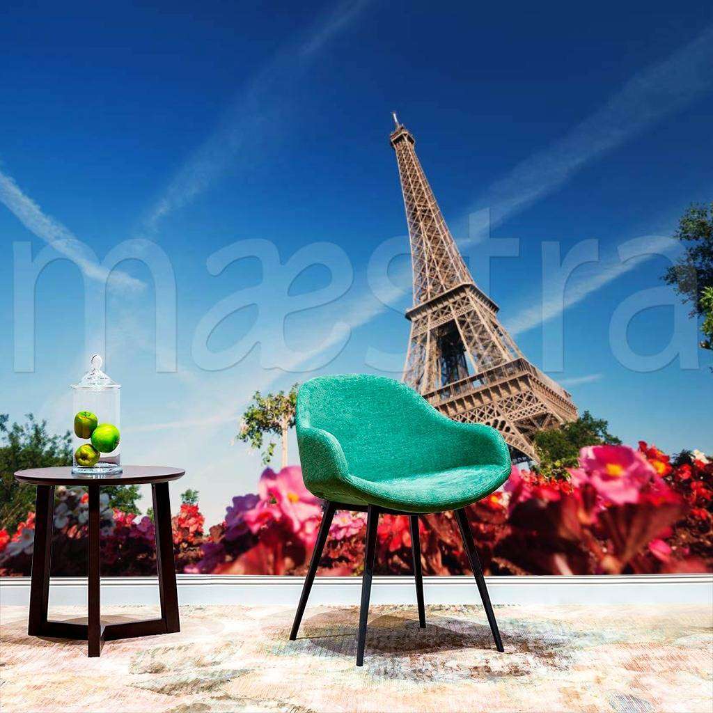 Фотообои Вид на эйфелеву башни снизу  4-197