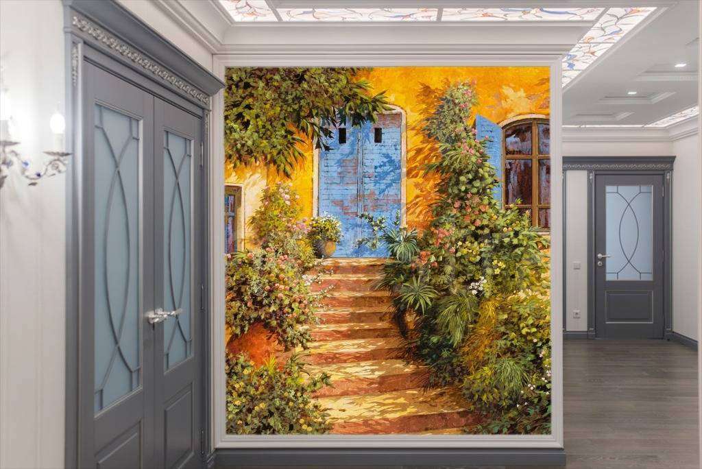 Фотообои Стена с зеленью  8-002