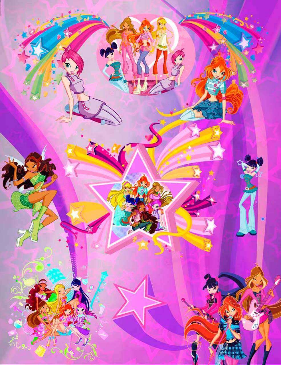 Фотообои в интерьере винкс принцессы  2-100 фото