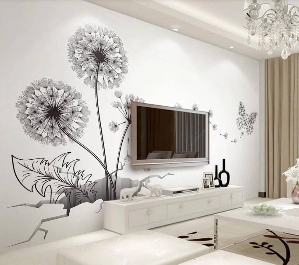 Фотообои Бабочка из одуванчика  15-726