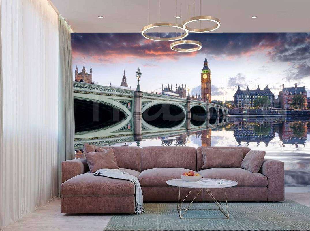 Фотообои Тучи нависшие над Лондоном  9-492