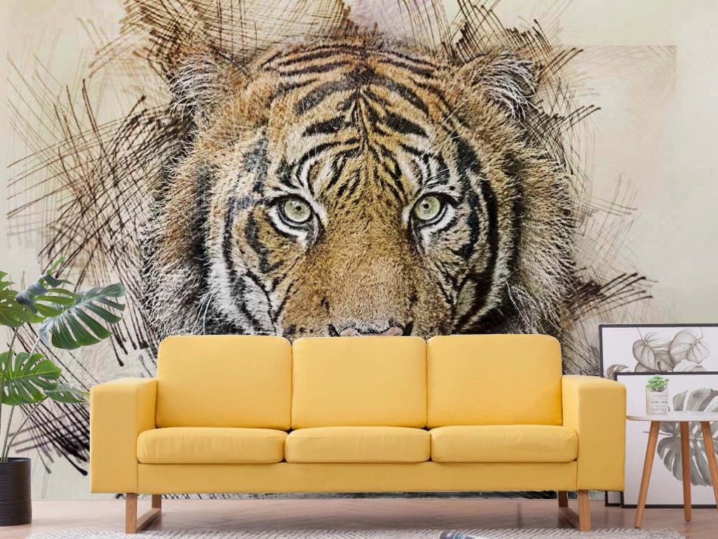 Фотообои Амурский тигр  17-4298