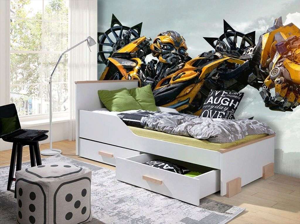 Фотообои в интерьере бамблби последний рыцарь  14-412 фото