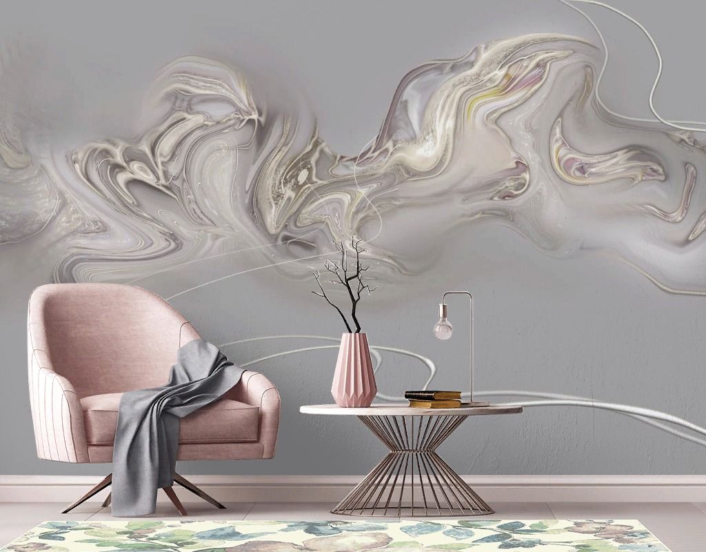 Фотообои Туман на сером фоне  13-688