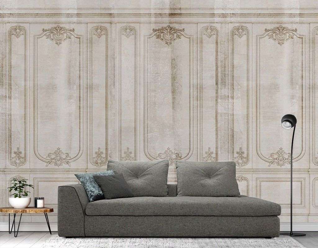 Фотообои в интерьере панели  9-1928 фото