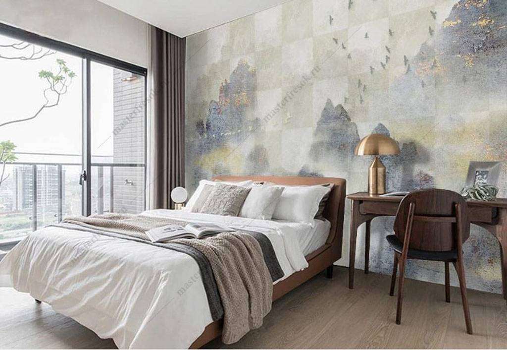 Фотообои Бесшовные обои на стену:  Абстрактный пейзаж. Артикул: 16-143  