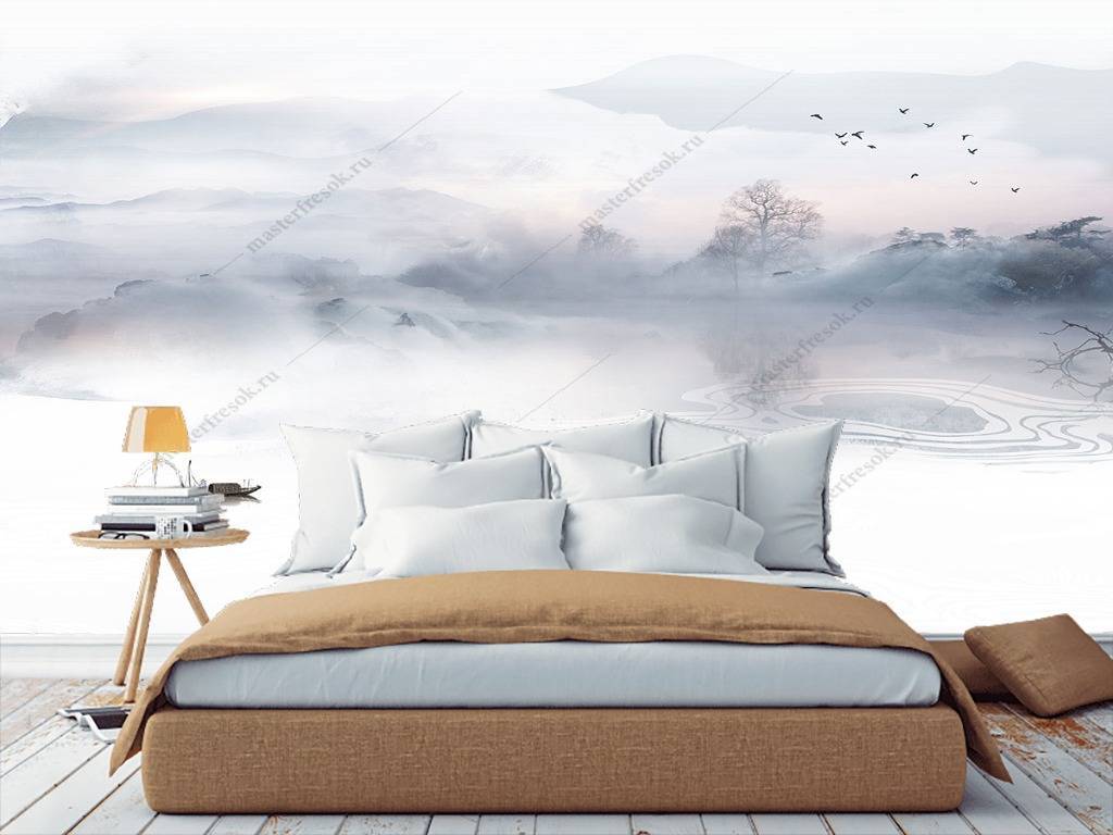 Фотообои Горы туманные  10-704