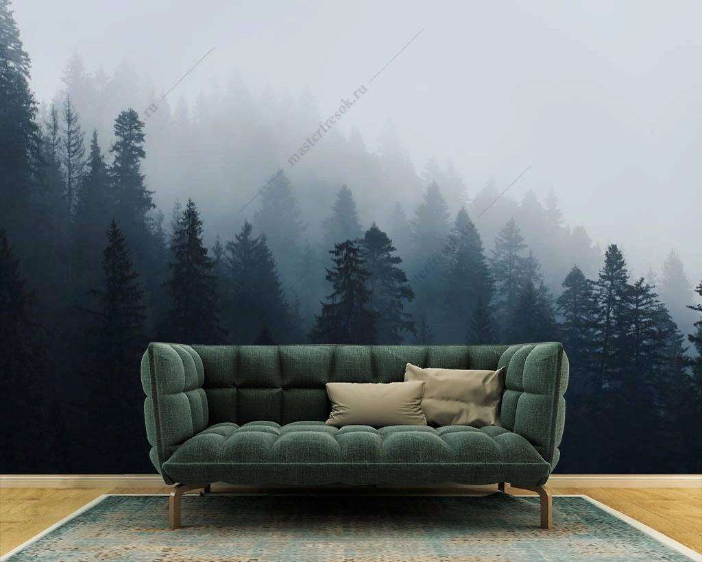 Фотообои в интерьере туманные пейзажи  9-1161 фото