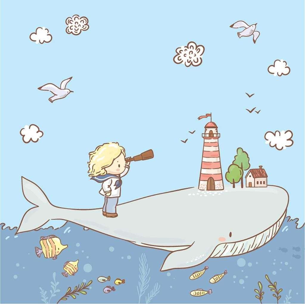 Фотообои в интерьере маленький моряк  12-1163 фото