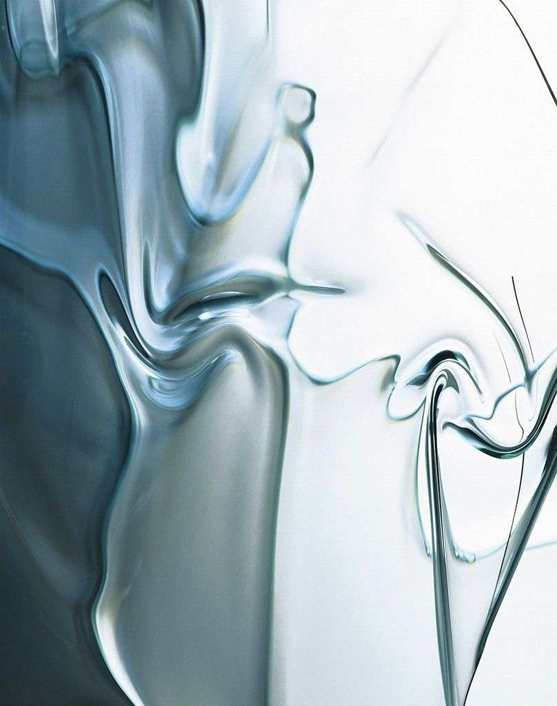 Фотообои в интерьере серебрянная жидкость  9-1596 фото