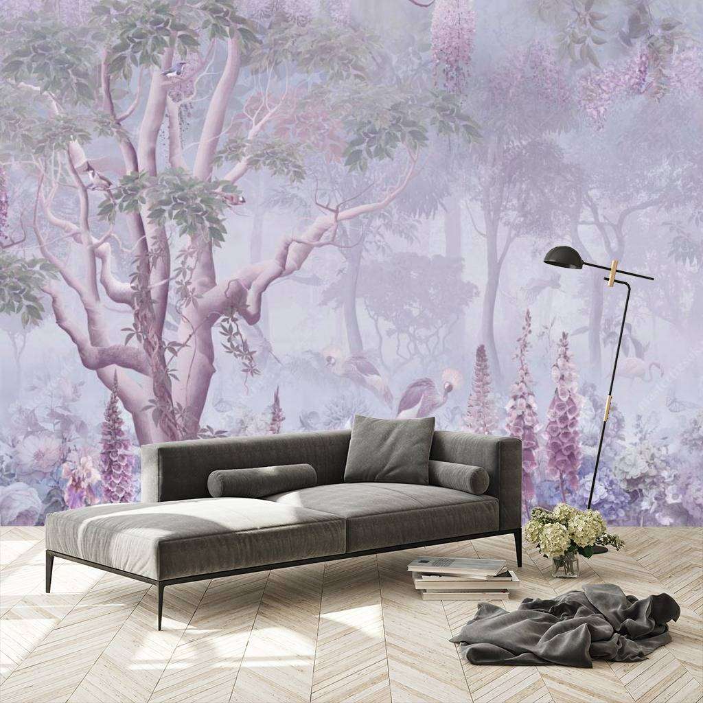 Фотообои в интерьере жар птица на воле  13-091 фото