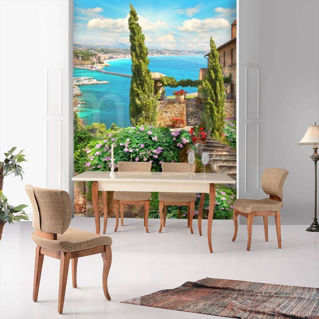 Фотообои Вида на залив со скал  5-051