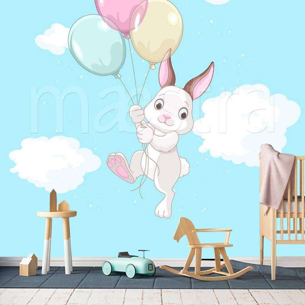 Фотообои На шарах в облака  9-164