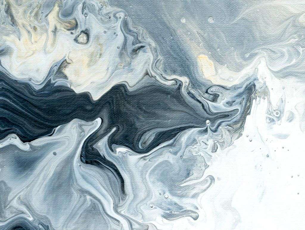 Фотообои в интерьере серо-голубой мрамор  9-1660 фото