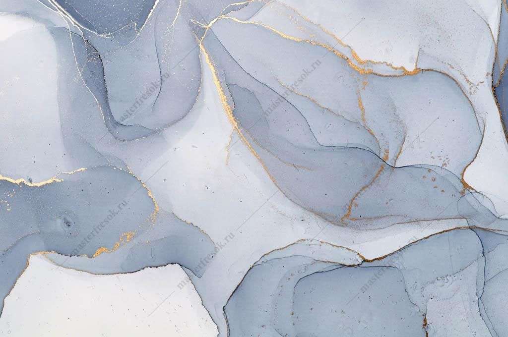 Фотообои в интерьере флюид арт полупрозрачный  9-1029 фото