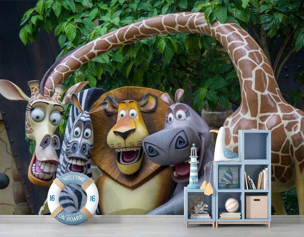 Фотообои в интерьере мадагаскар  12-1440 фото