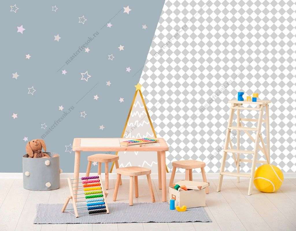 Фотообои в интерьере елочка абстрактная  14-542 фото