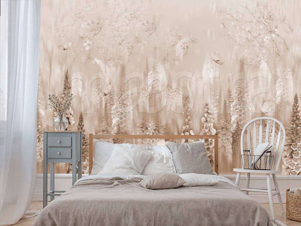 Фотообои Коричневый луг  7-919