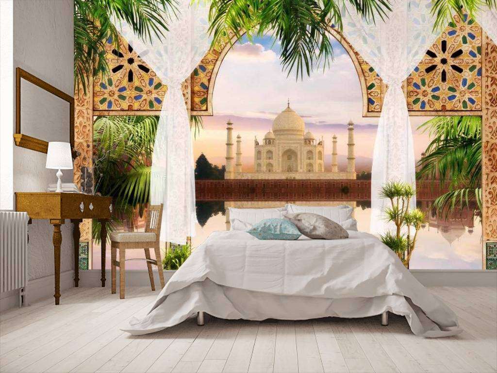 Фотообои в интерьере мечеть тадж-махал  17-0020 фото