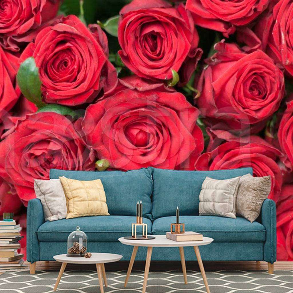 Фотообои Красные розы красивые  10-293