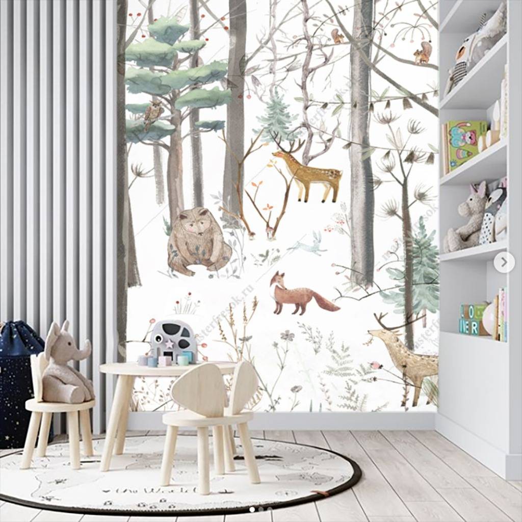 Фотообои Зимний лес  12-941