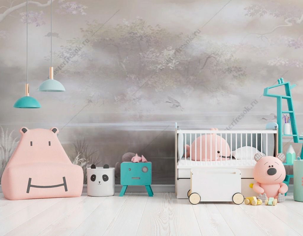 Фотообои Степь ранним утром  13-450