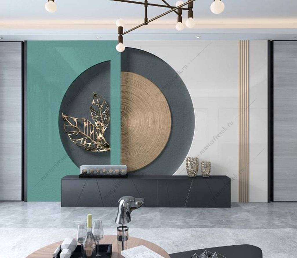 Фотообои в интерьере филигрань листочек элемент  16-072 фото