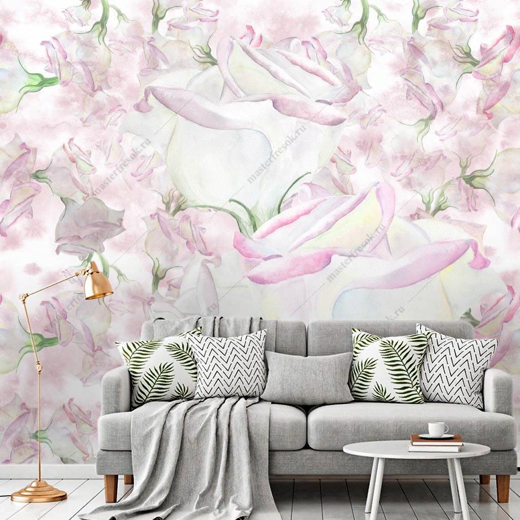 Фотообои Цветочный принт  9-1176