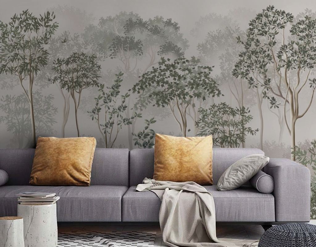 Фотообои в спальню Лес   13-680