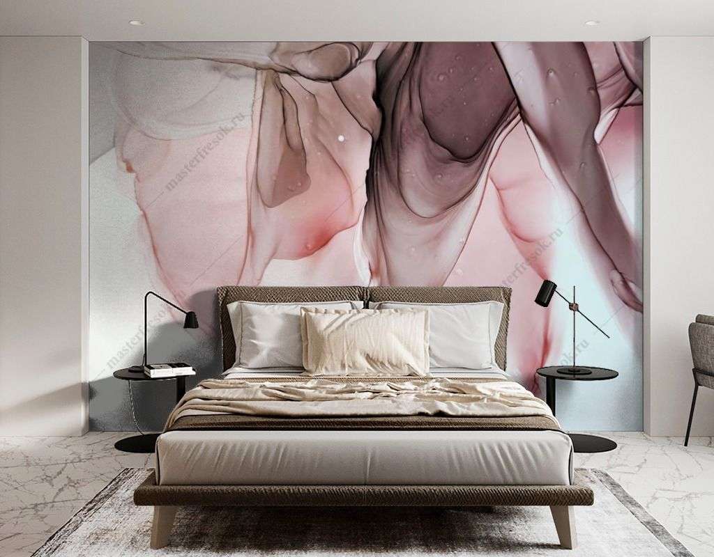 Фотообои в интерьере абстрактный фон мрамор  9-1557 фото