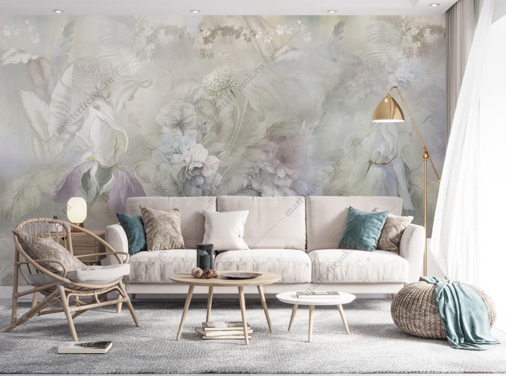 Фотообои Поляна ирисов  13-420