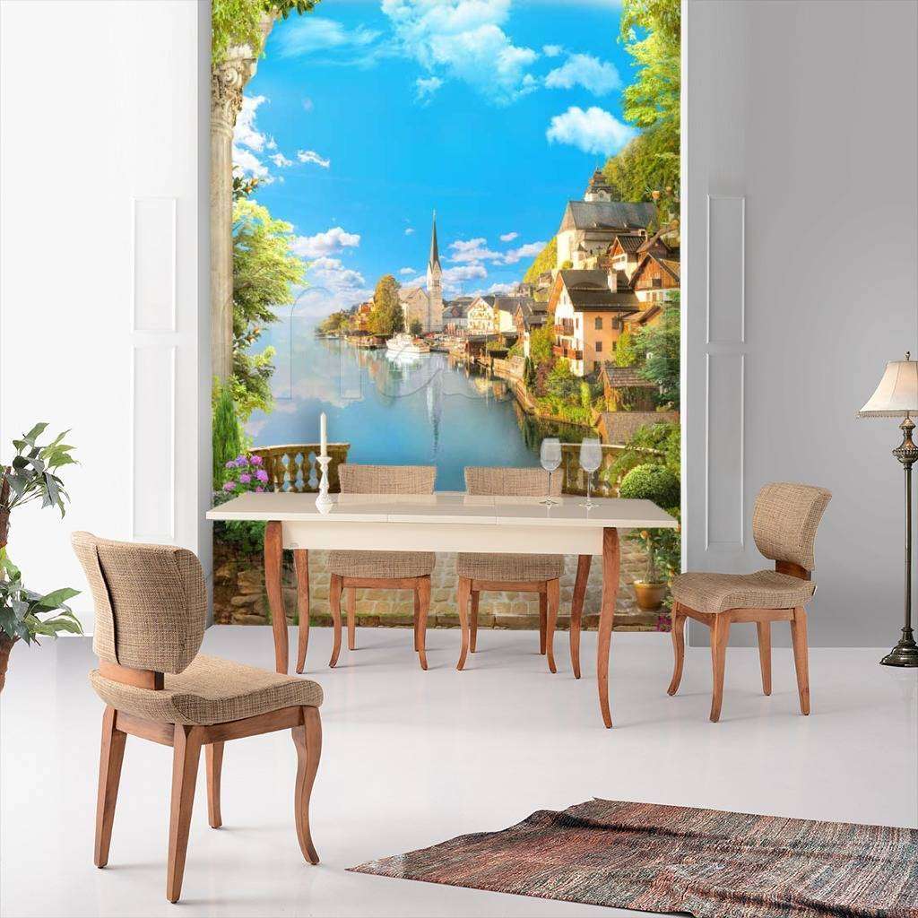 Фотообои Набережная в солнечный живописный день  11-122