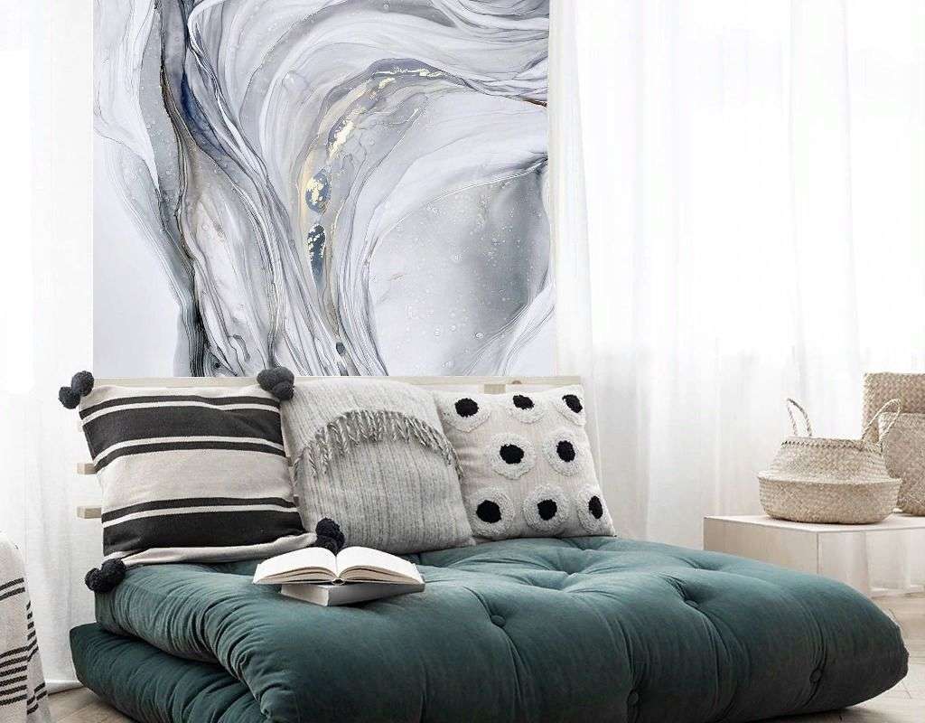 Фотообои в интерьере fluid art 4  9-1940 фото