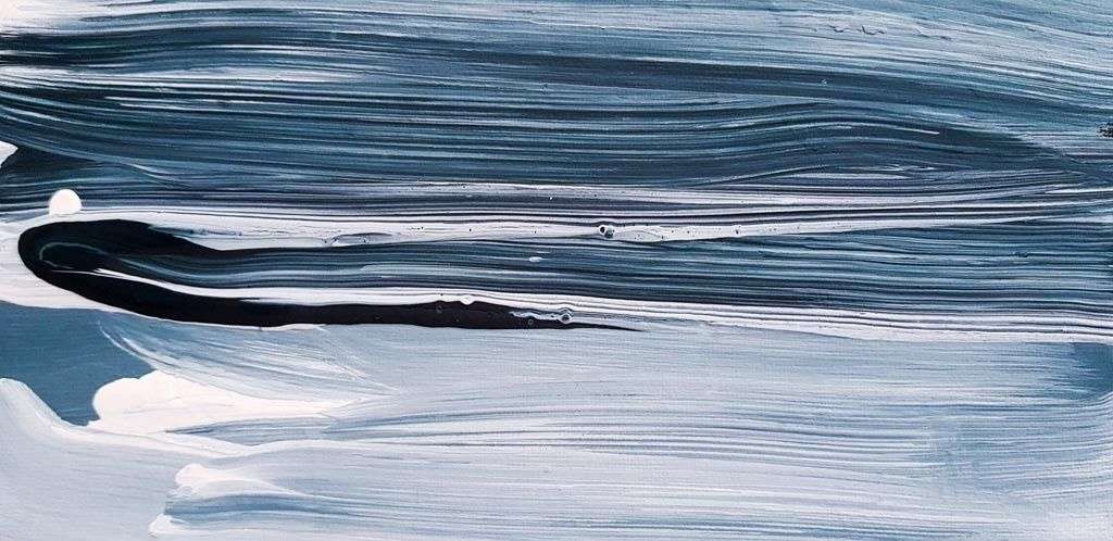 Фотообои в интерьере абстракция маслом  9-2071 фото