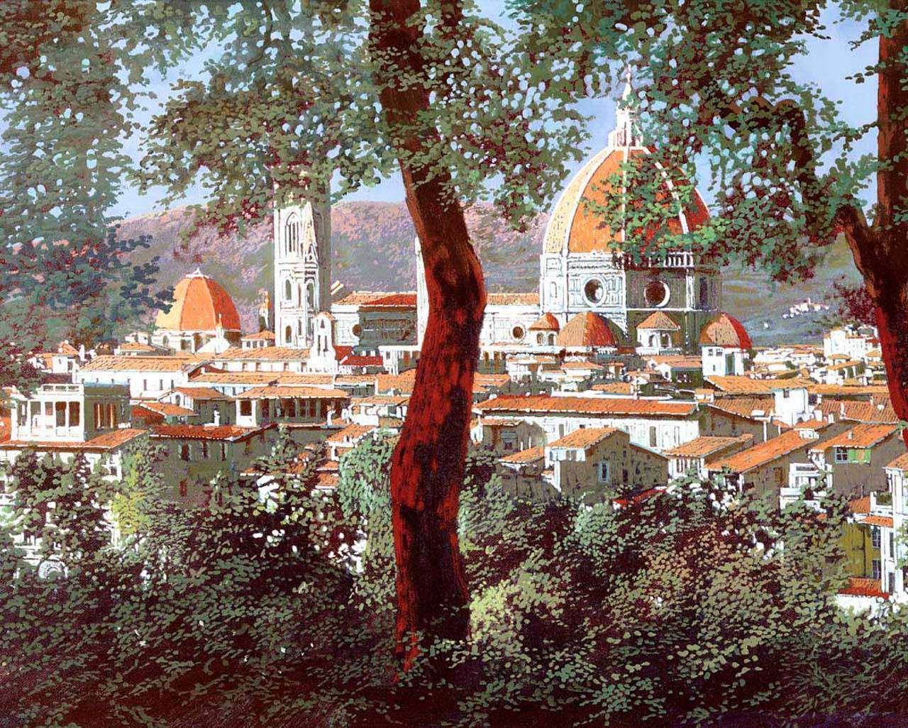 Фотообои в интерьере вид на соборы  8-115 фото