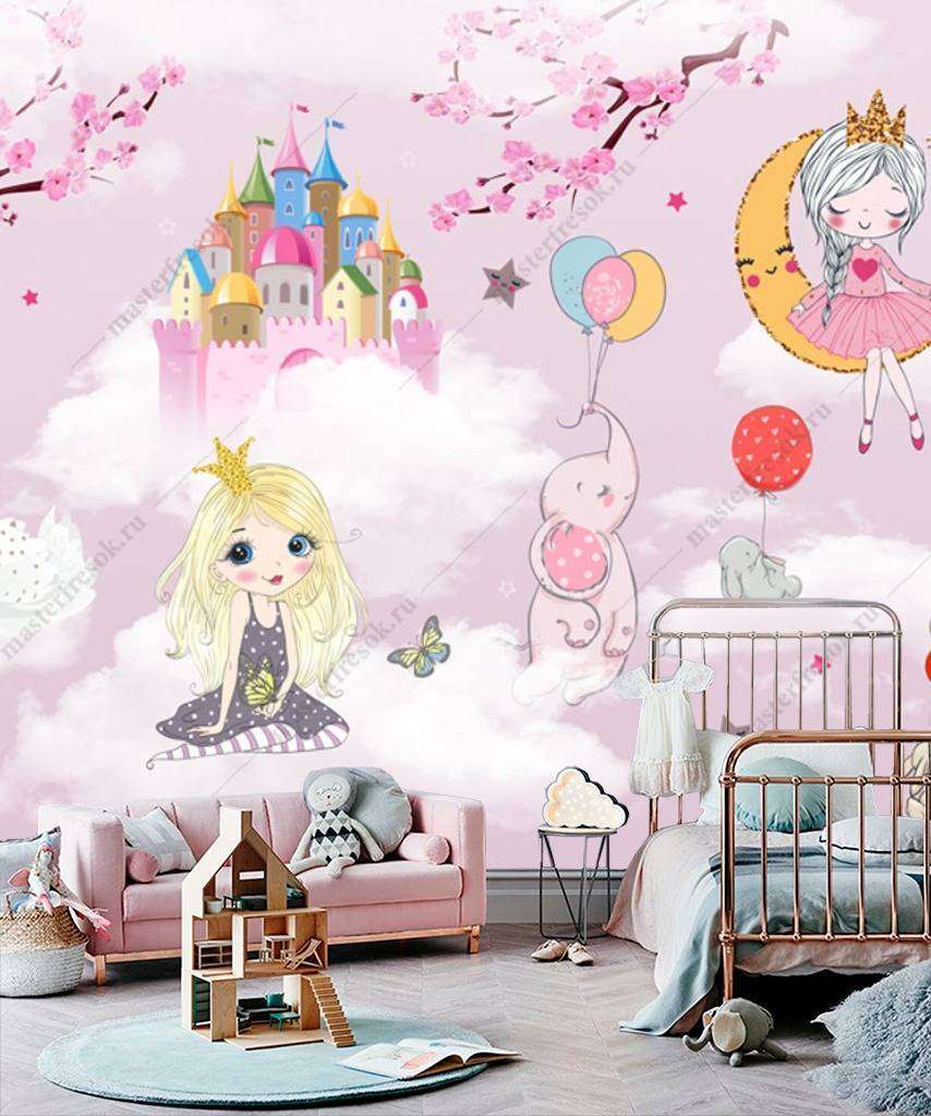Фотообои в интерьере город принцесс  12-937 фото
