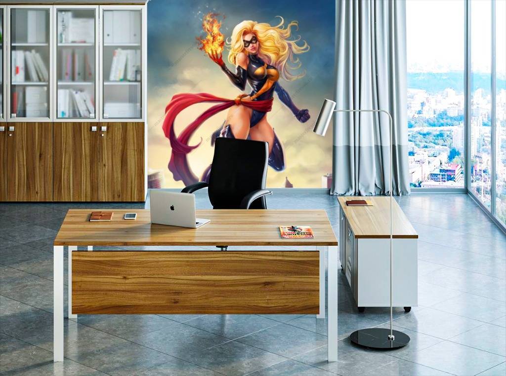 Фотообои Мисс Марвел  12-1081