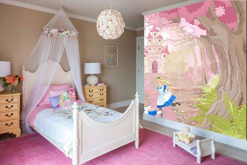 Фотообои Алиса в волшебном лесу  9-180