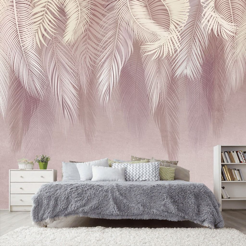 Фотообои Ветви пушистые пудровые  9-2112