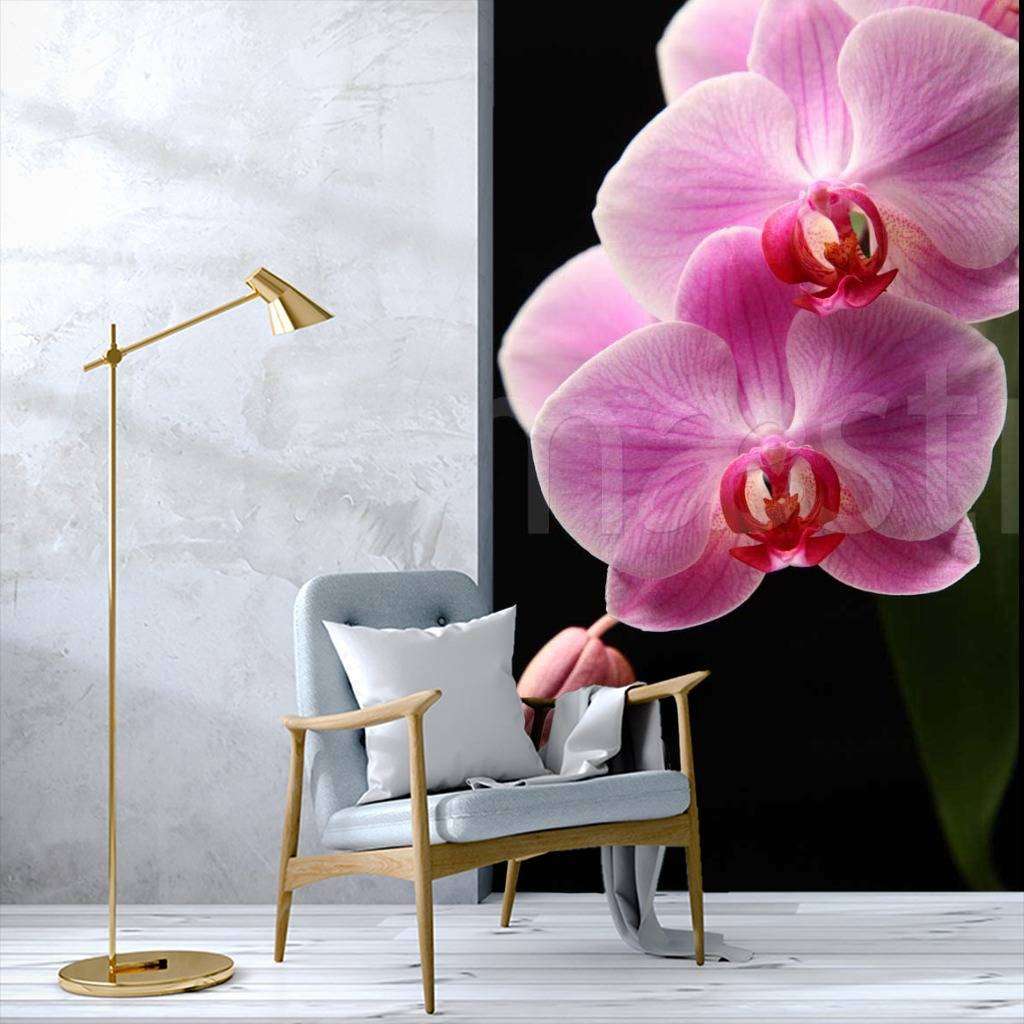Фотообои в интерьере орхидея вертикальная  10-198 фото