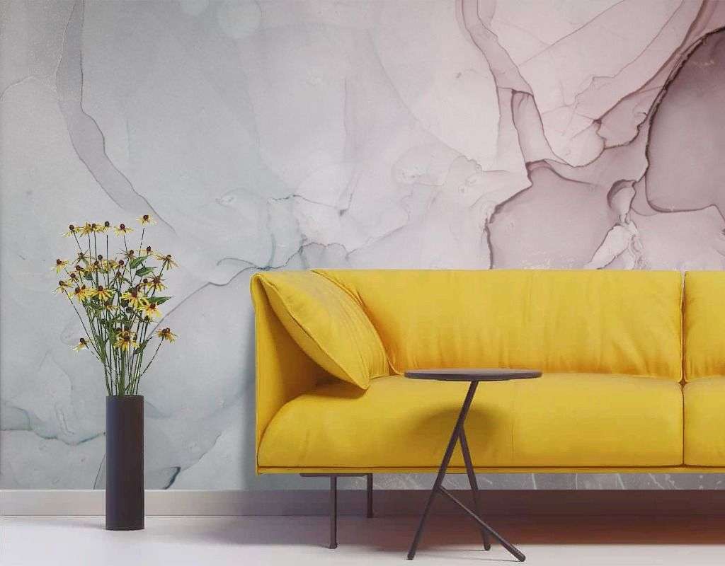 Фотообои в интерьере чернила серо-бежевый оттенок  9-2047 фото